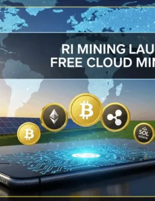 RI Mining Launches Cloud Mining App: BTC, ETH, and XRP Usher in the On-Chain Payroll Era