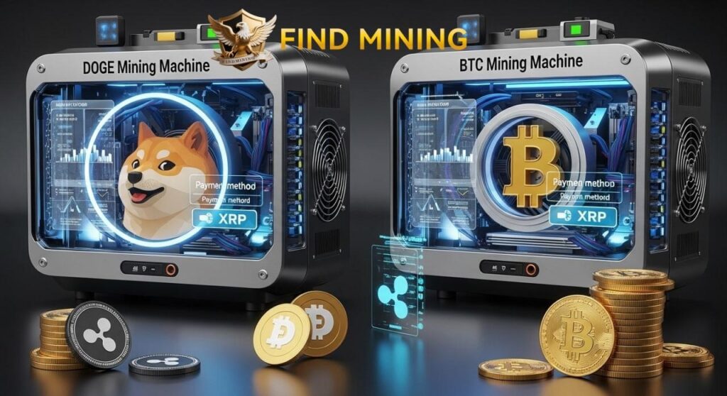 Find Mining Introduces XRP-Powered Mining Access for Bitcoin and Dogecoin